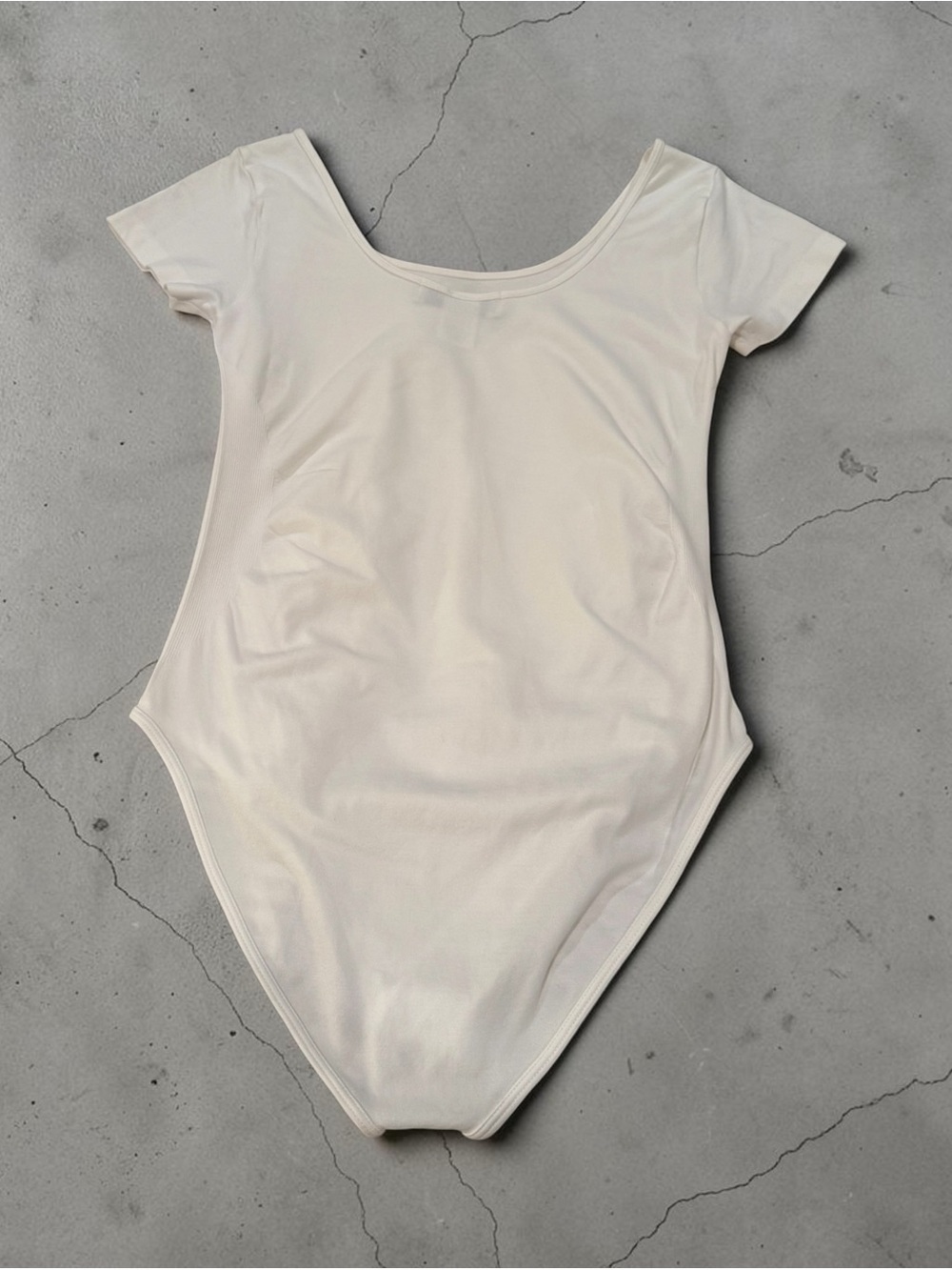 Carly Jean Los Angeles White Bodysuit NWOT One Size - Picture 2 of 2